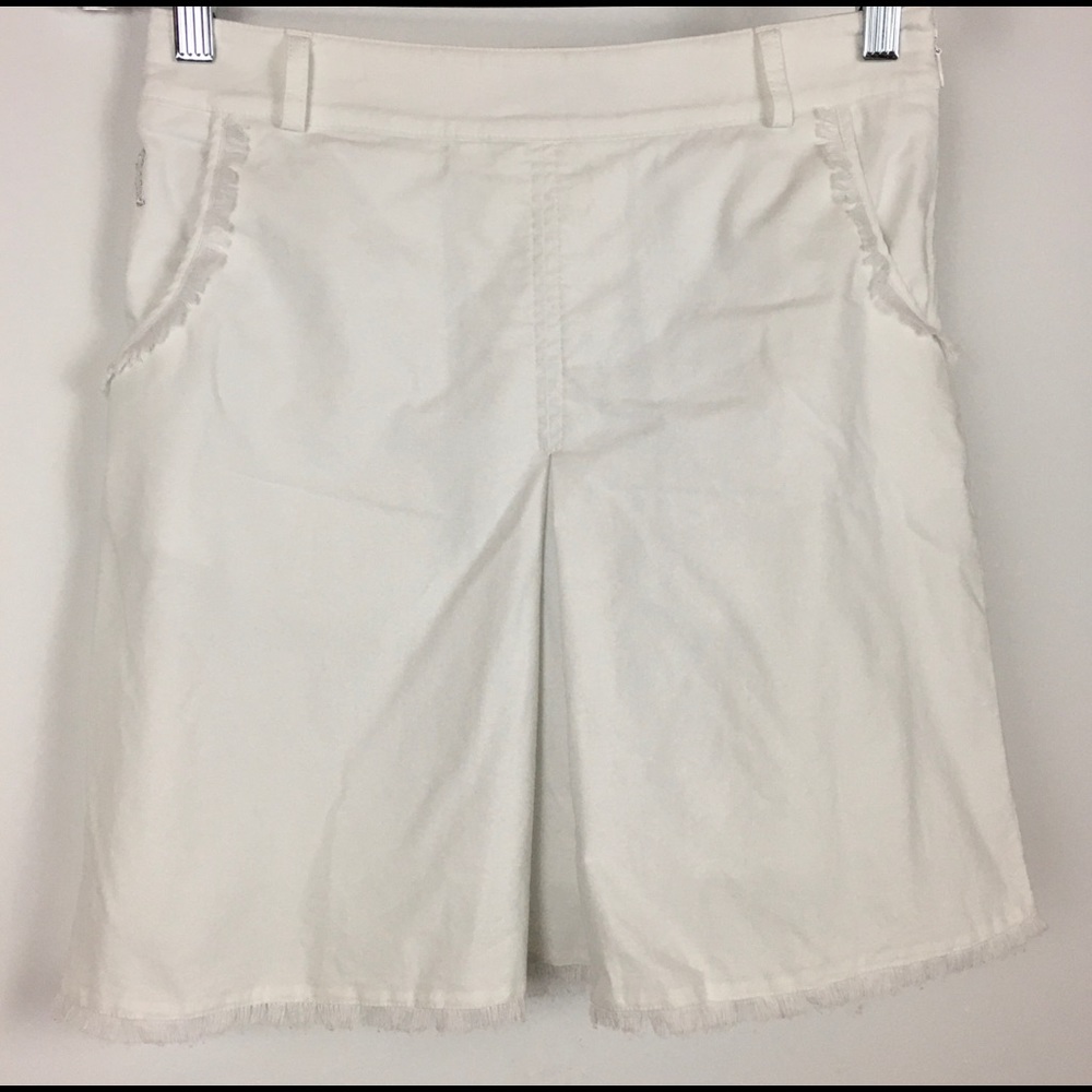 Golfino Golf Skirt Skort White Pockets Fringe US 4